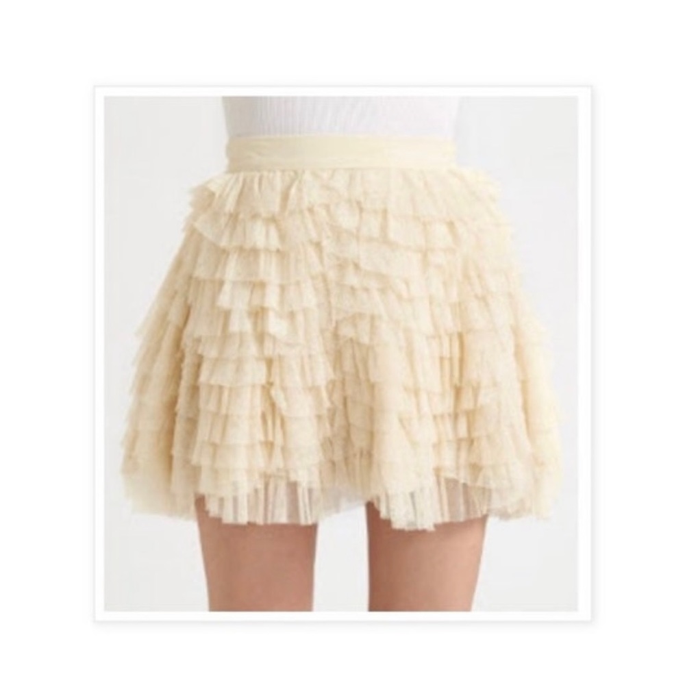 D & G ruffle mesh tutu tiered skirt